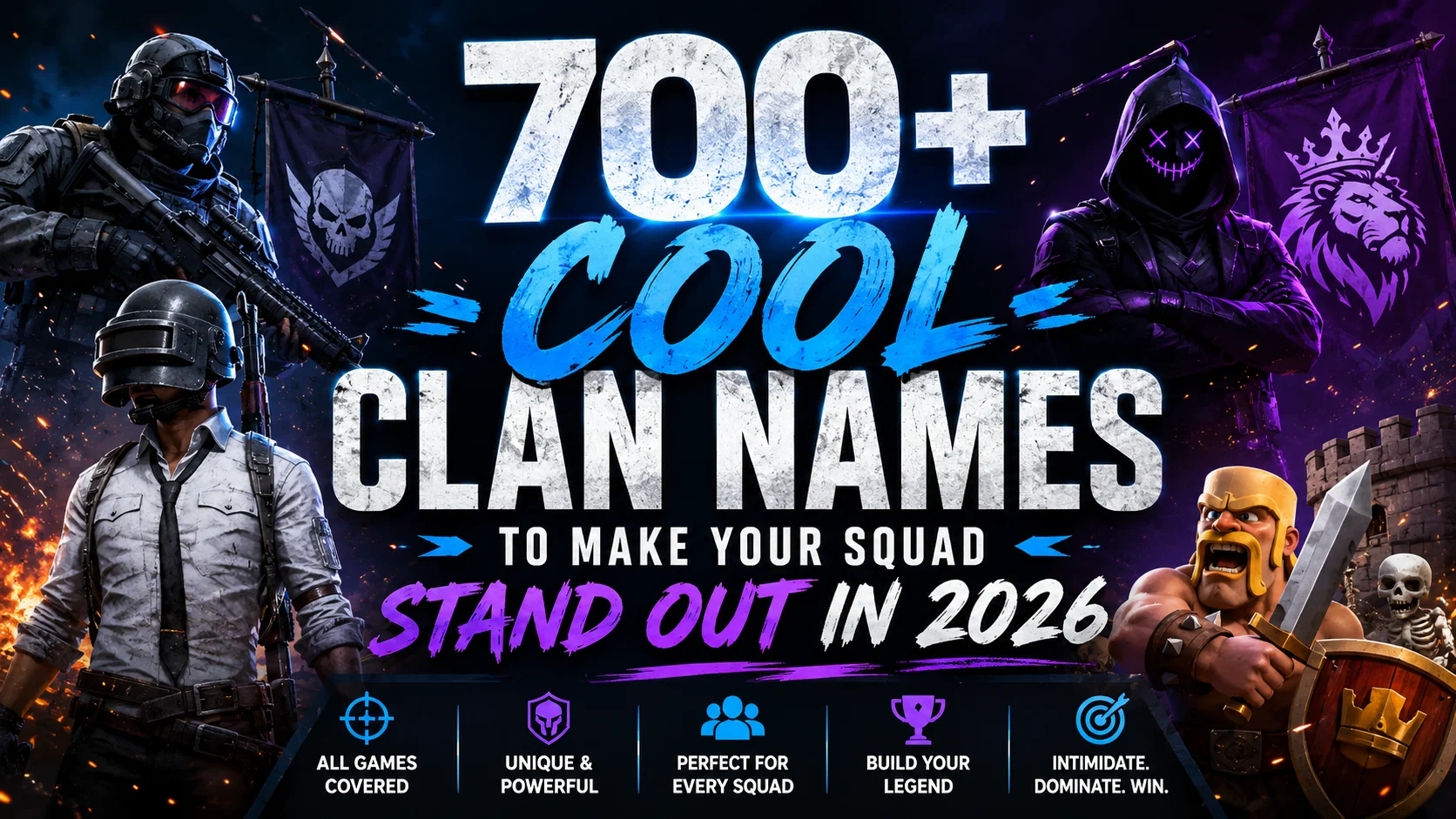 700+ Cool Clan Names to Make Your Squad Stand Out in 2026