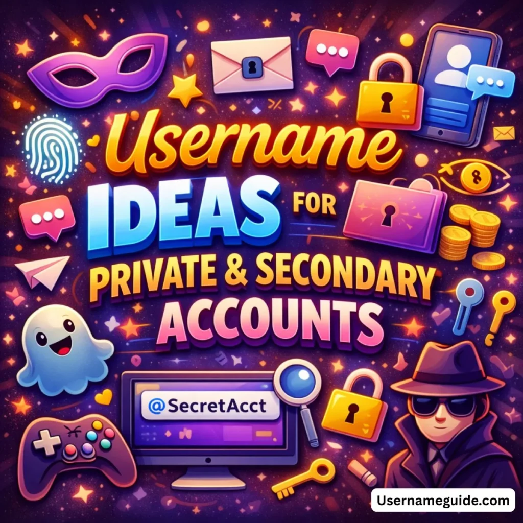 Username Ideas for Private & Secondary Accounts