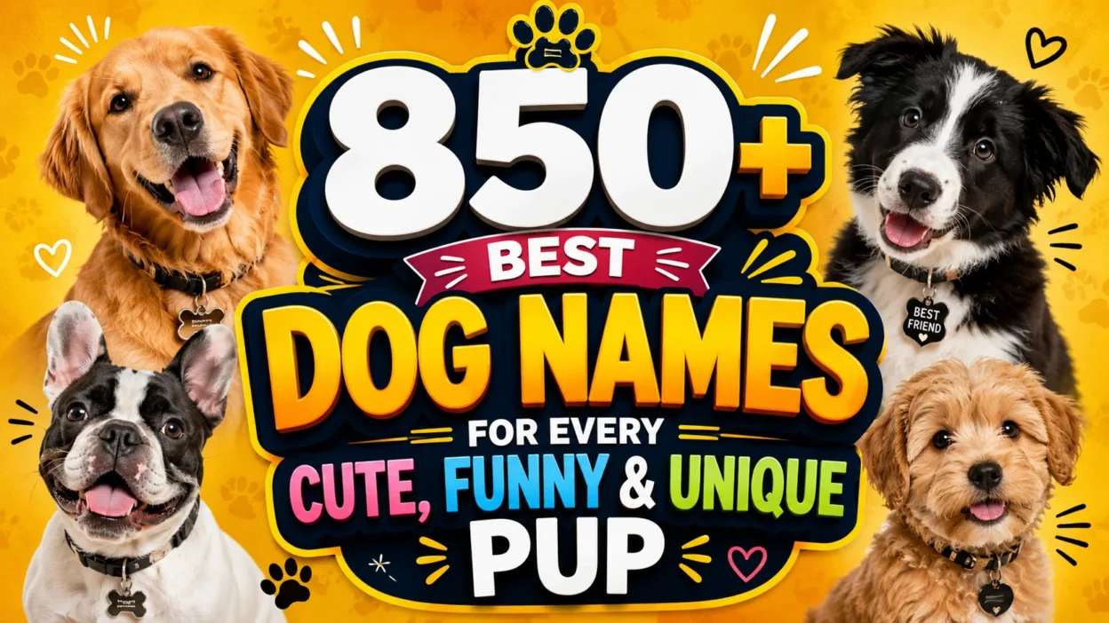 850+ Best Dog Names for Every Cute, Funny & Unique Pup