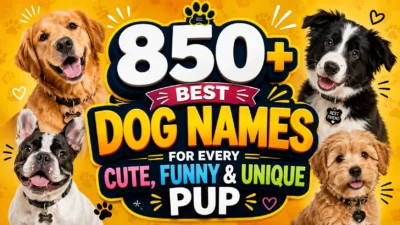 850+ Best Dog Names for Every Cute, Funny & Unique Pup