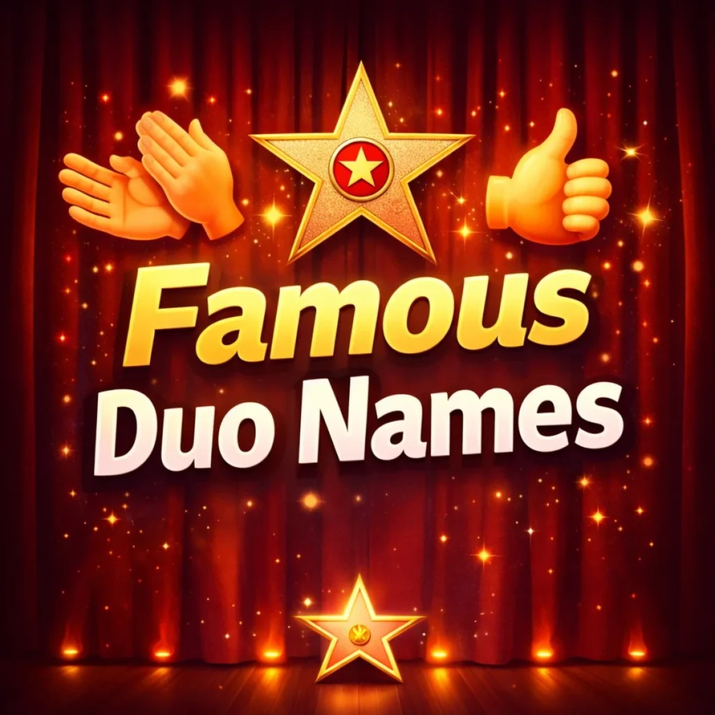 Famous Duo Names