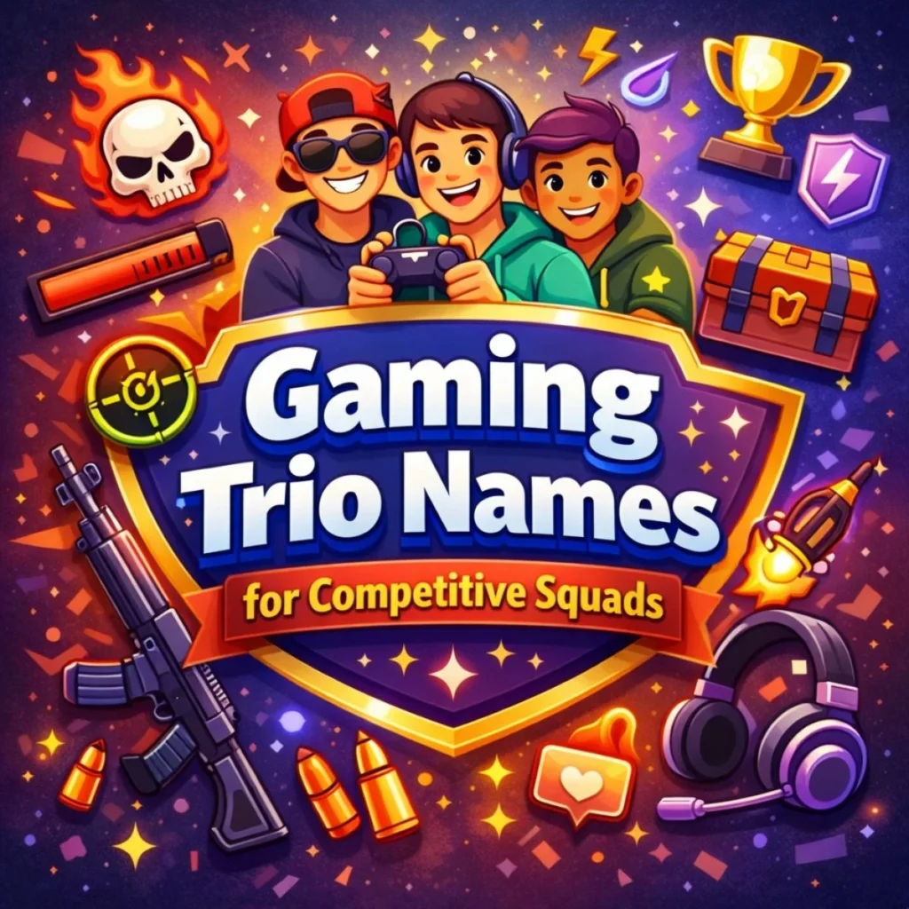 Gaming Trio Names for Competitive Squads