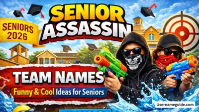Senior Assassin Team Names