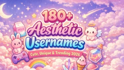 180+ Aesthetic Usernames Cute, Unique & Trending 2026