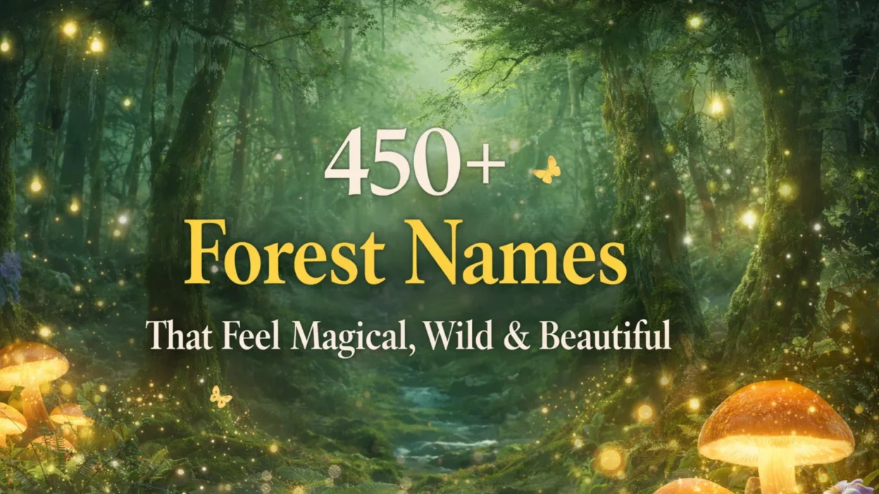 450+ Forest Names That Feel Magical, Wild & Beautiful