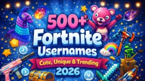 500+ Fortnite Usernames Cute, Unique & Trending 2026