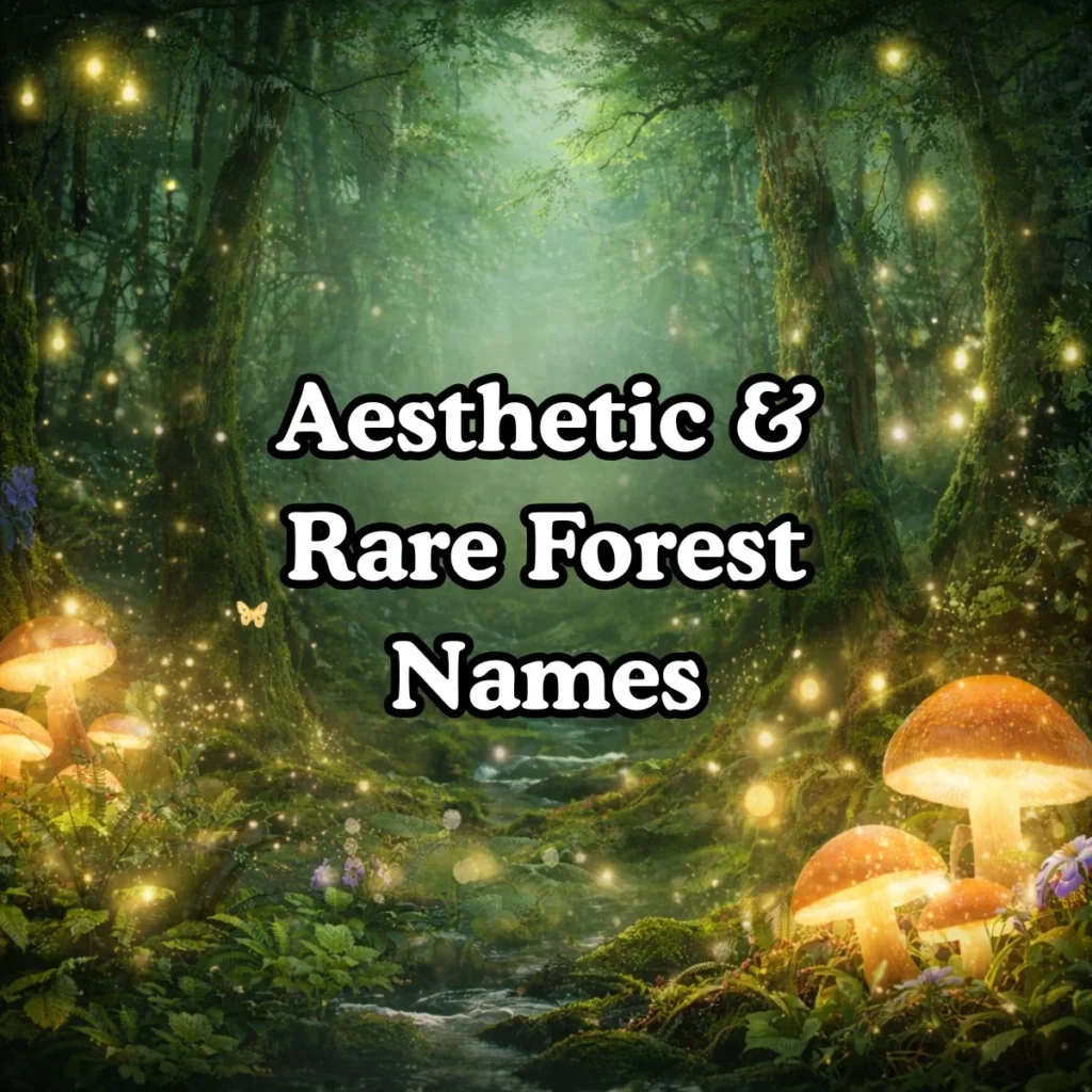 Aesthetic & Rare Forest Names