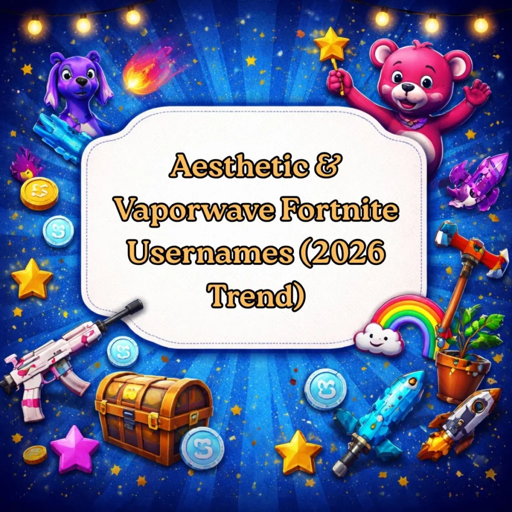 Aesthetic & Vaporwave Fortnite Usernames (2026 Trend)