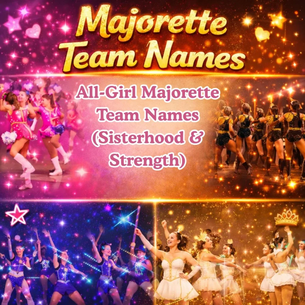 All-Girl Majorette Team Names (Sisterhood & Strength)