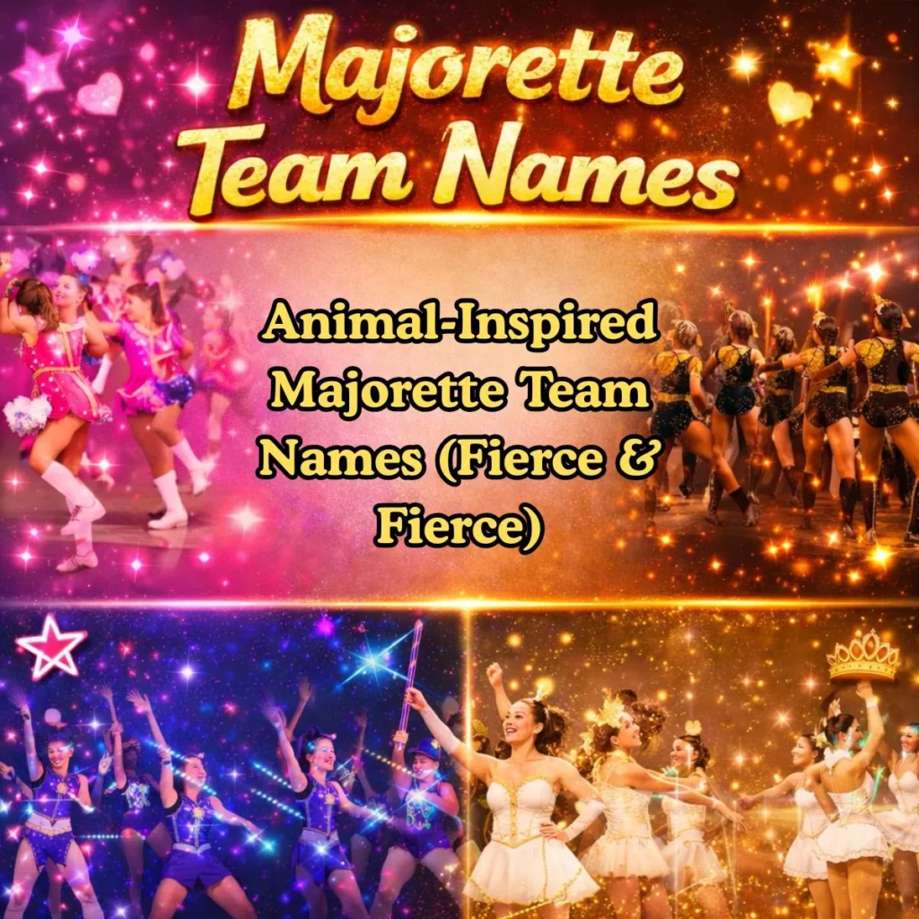 Animal-Inspired Majorette Team Names (Fierce & Fierce)