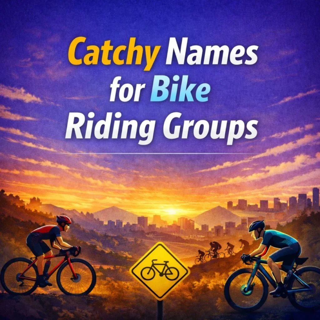 Catchy Names for Bike Riding Groups