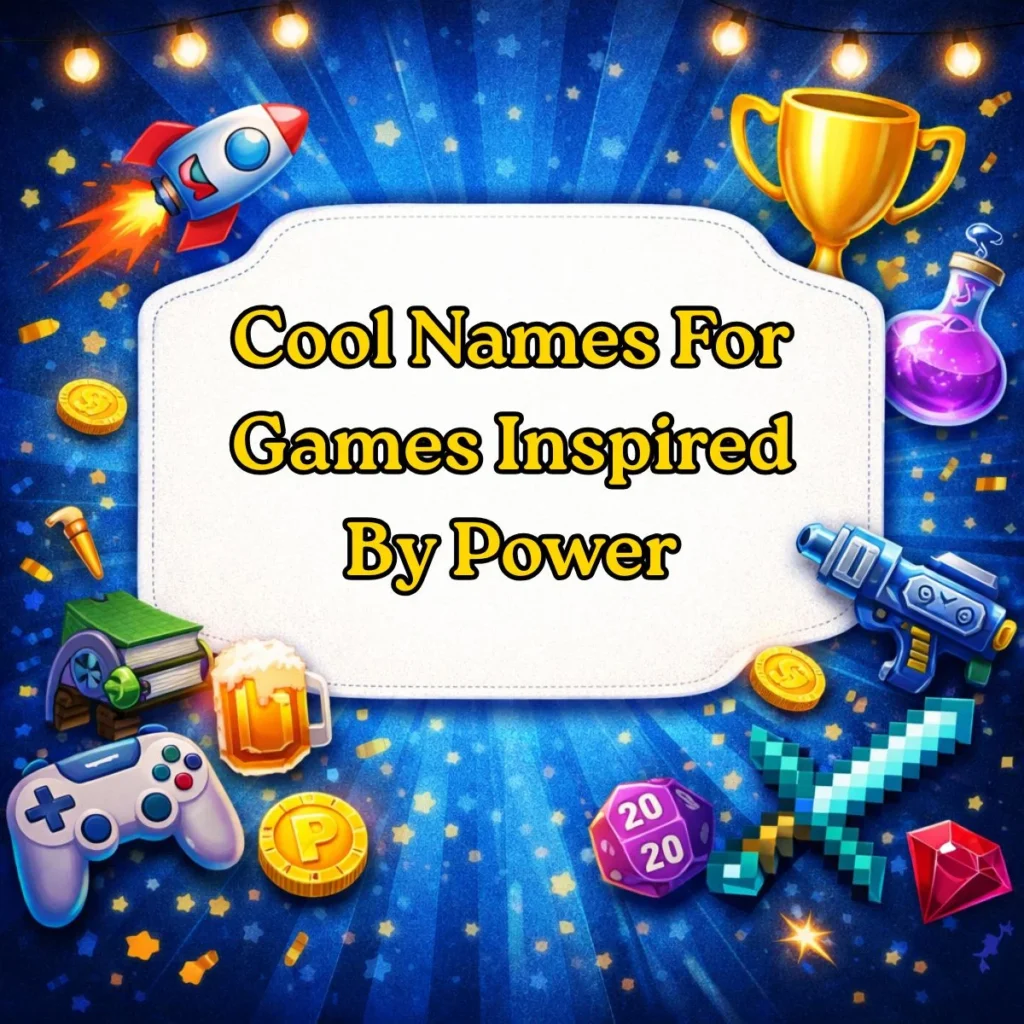 Cool Names For Games Inspired By Power