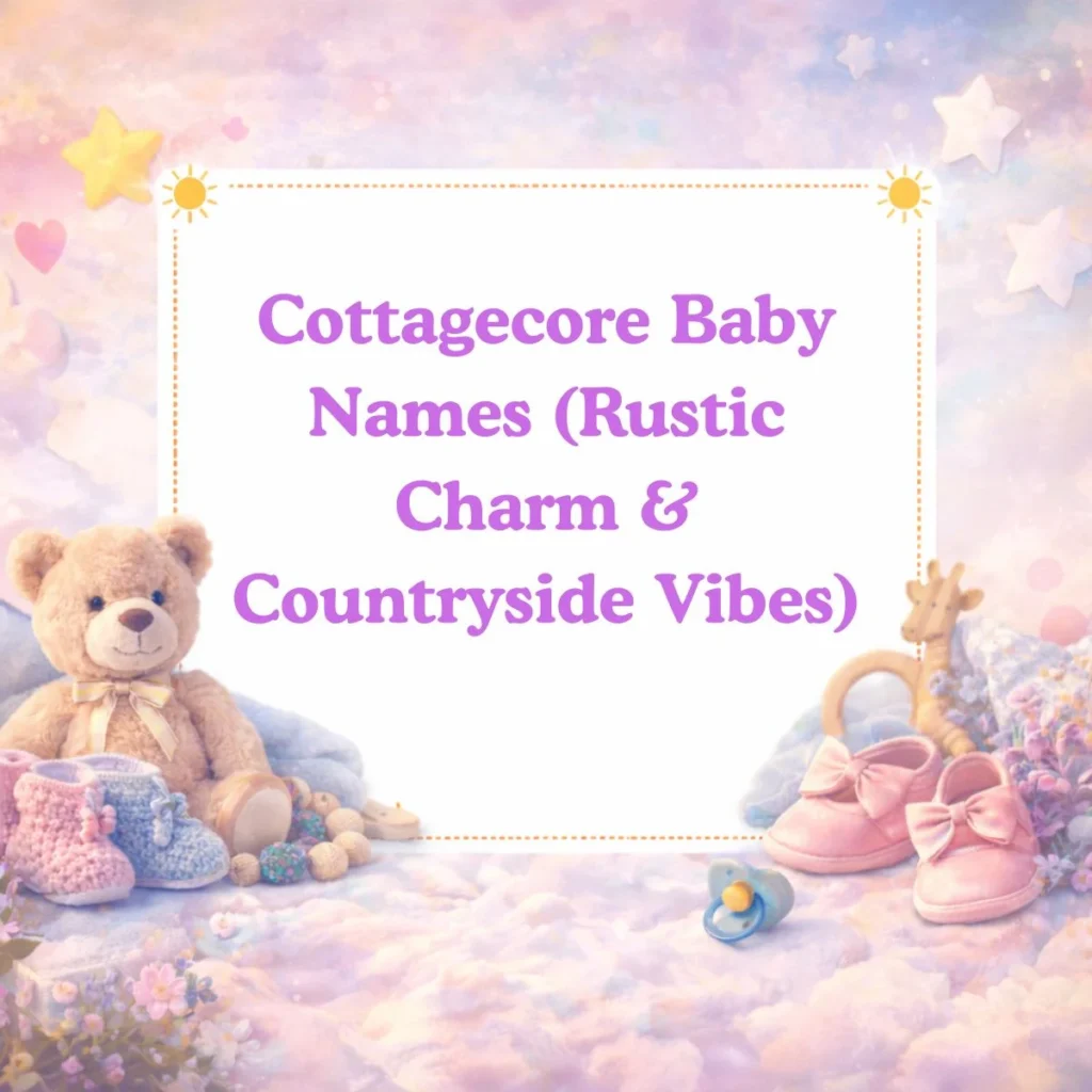 Cottagecore Baby Names (Rustic Charm & Countryside Vibes)