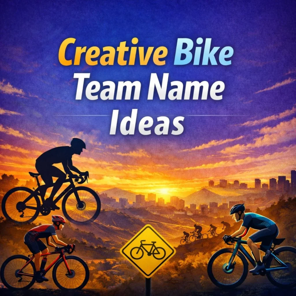 Creative Bike Team Name Ideas