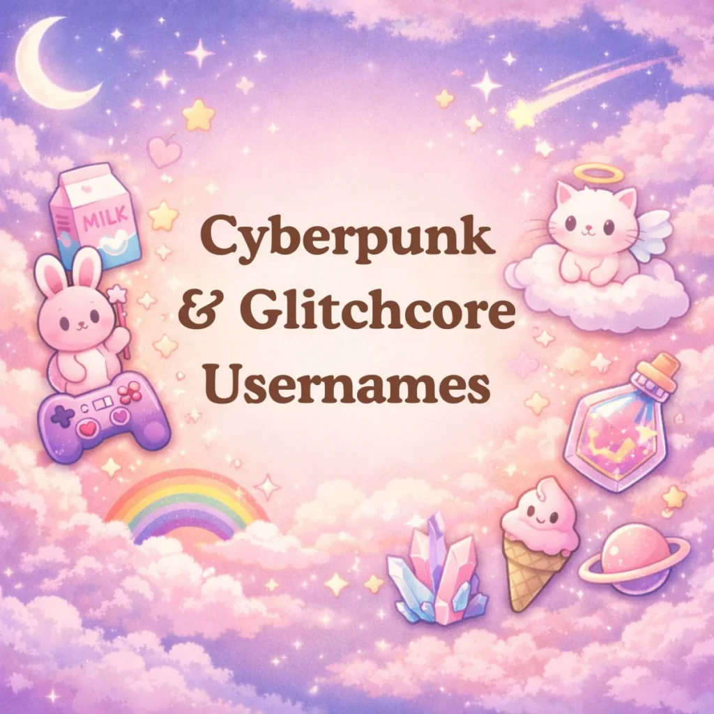 Cyberpunk & Glitchcore Usernames