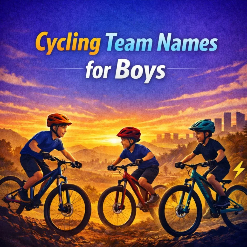 Cycling Team Names for Boys