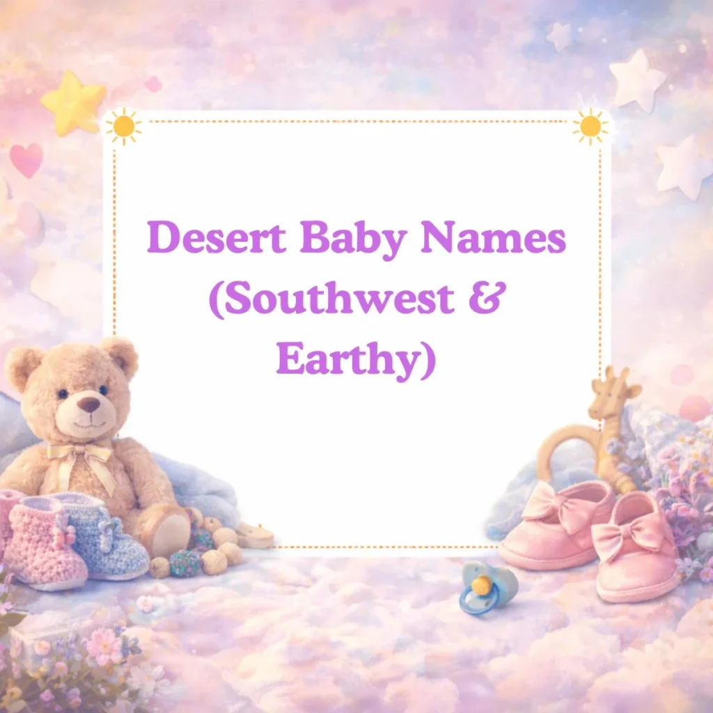 Desert Baby Names (Southwest & Earthy)
