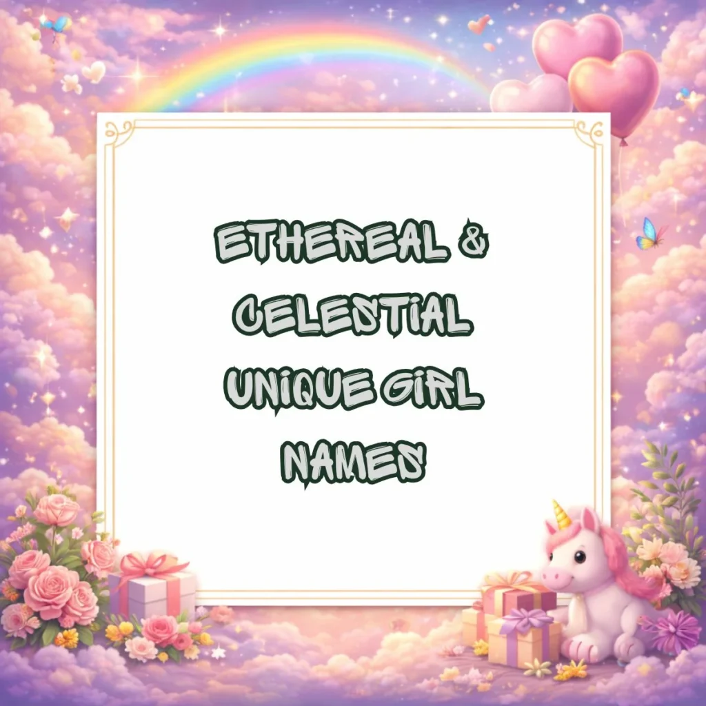Ethereal & Celestial Unique Girl Names