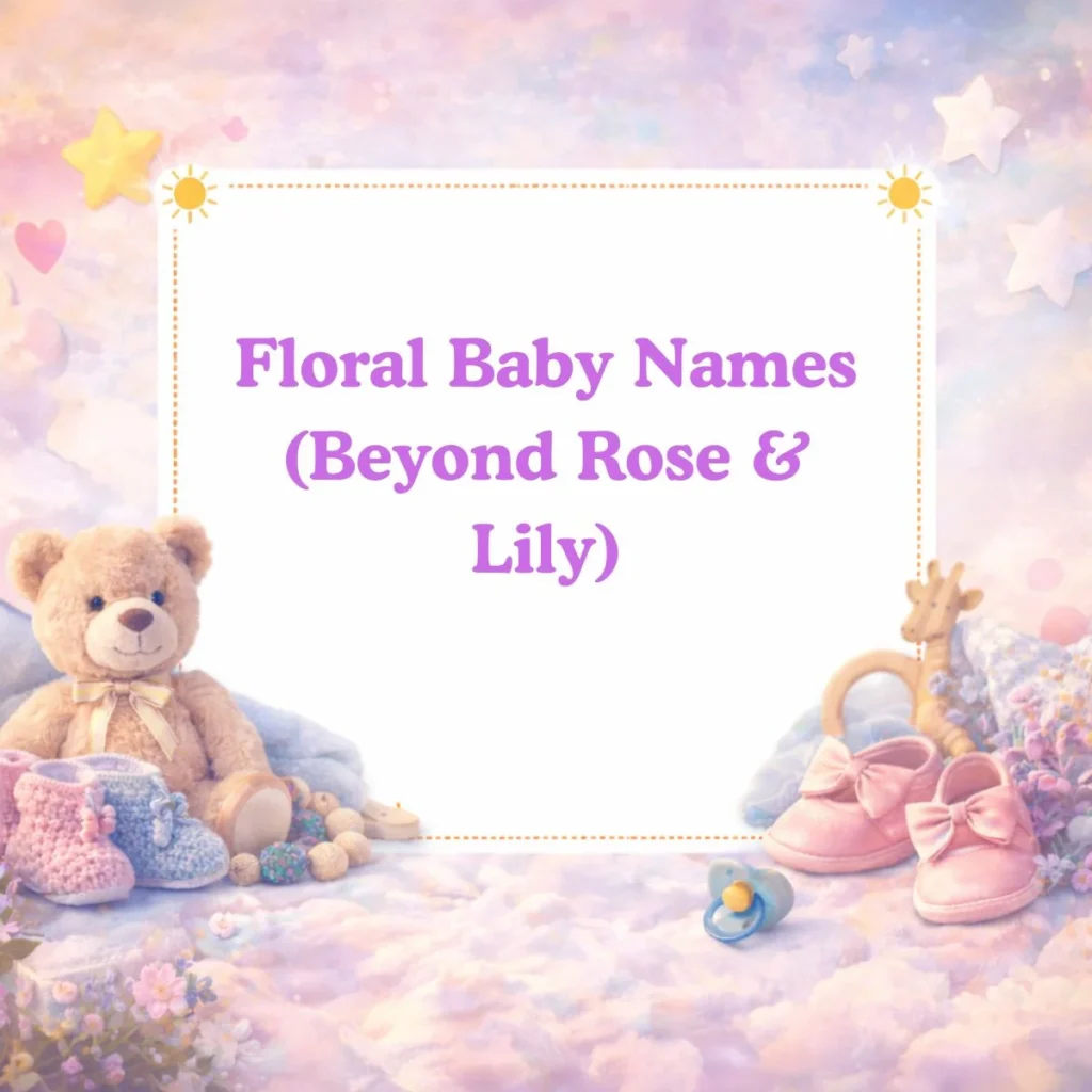 Floral Baby Names (Beyond Rose & Lily)
