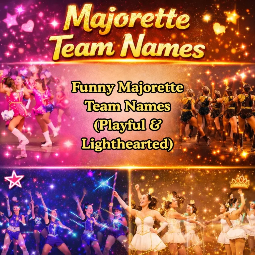 Funny Majorette Team Names (Playful & Lighthearted)