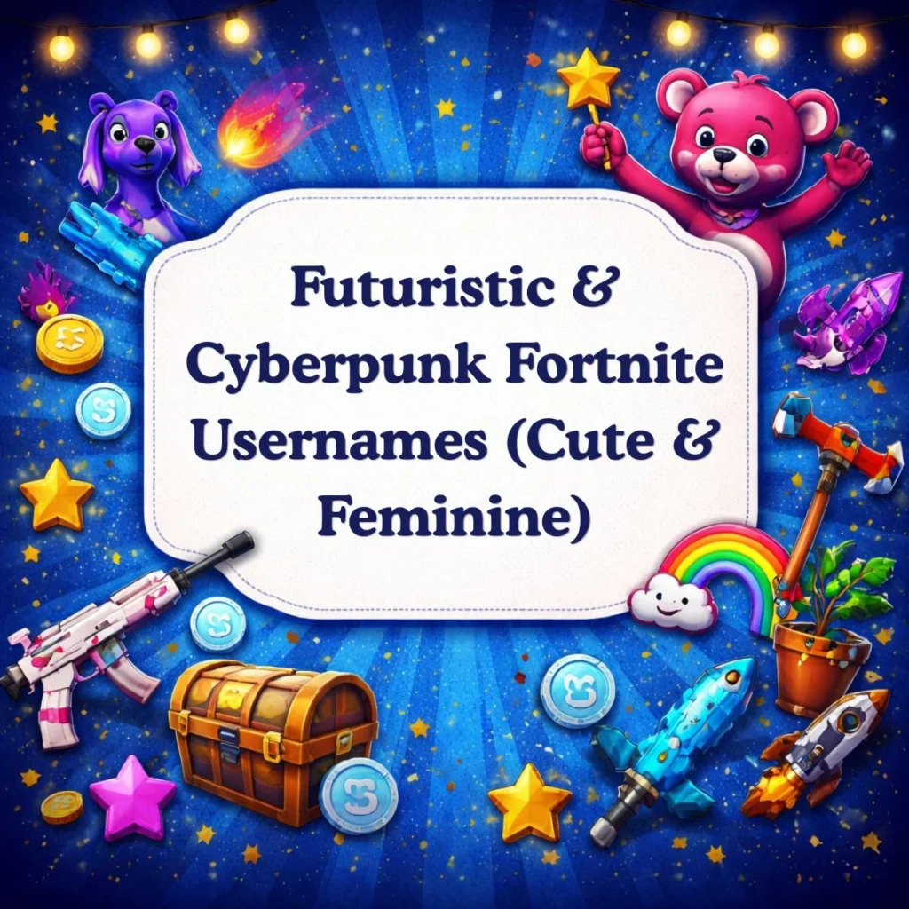 Futuristic & Cyberpunk Fortnite Usernames