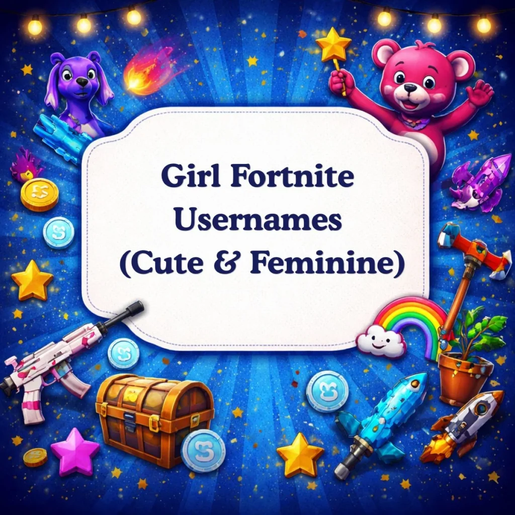 Girl Fortnite Usernames (Cute & Feminine)