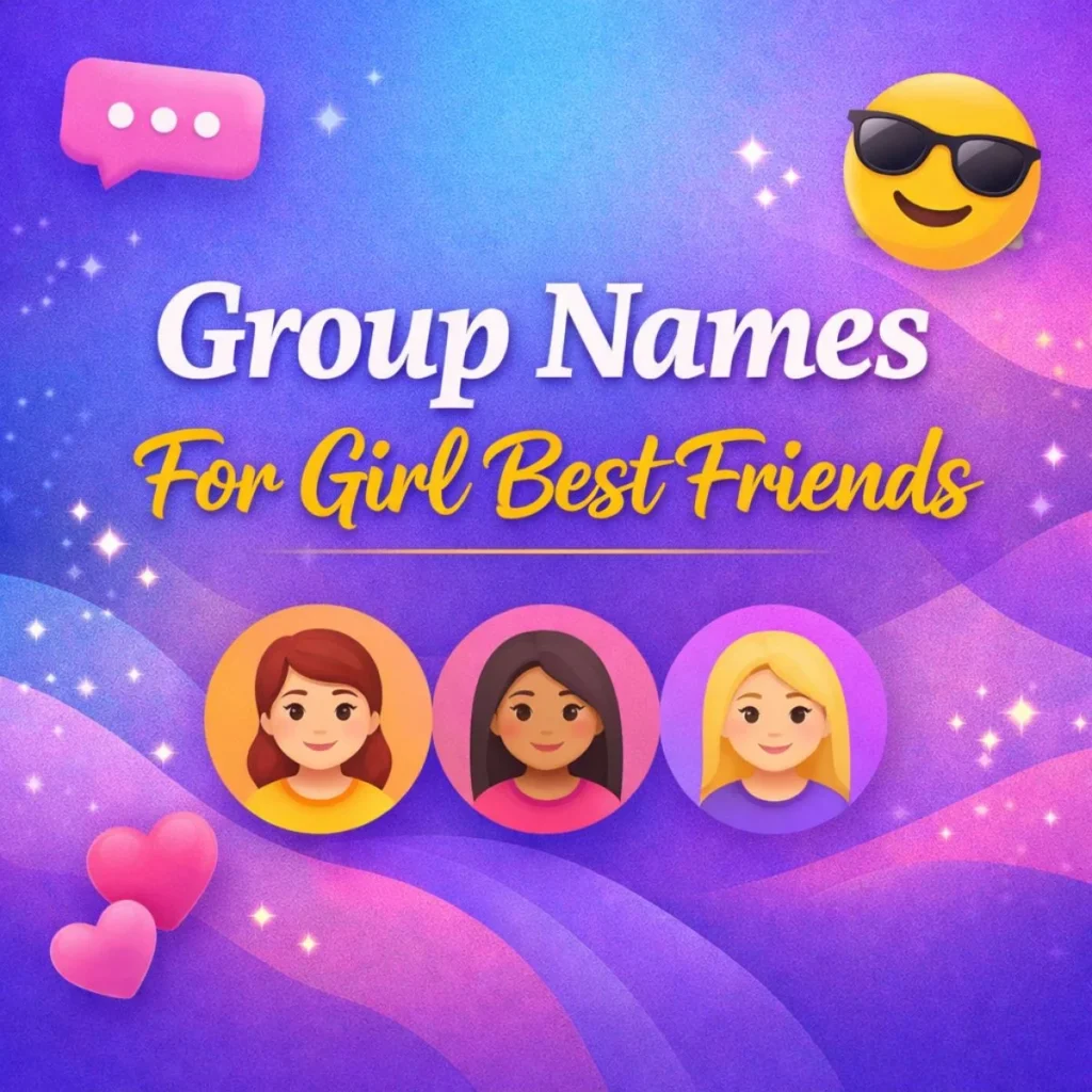 Group Names For Girl Best Friends