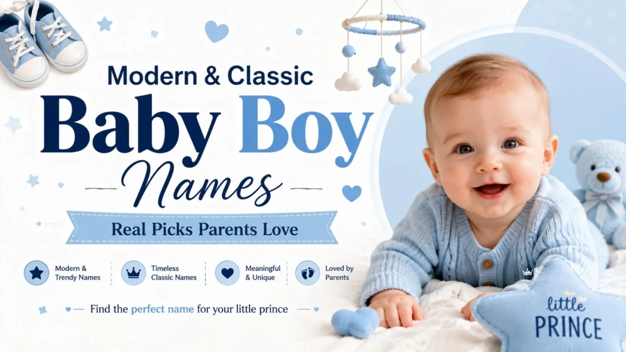 Modern & Classic Baby Boy Names (Real Picks Parents Love)