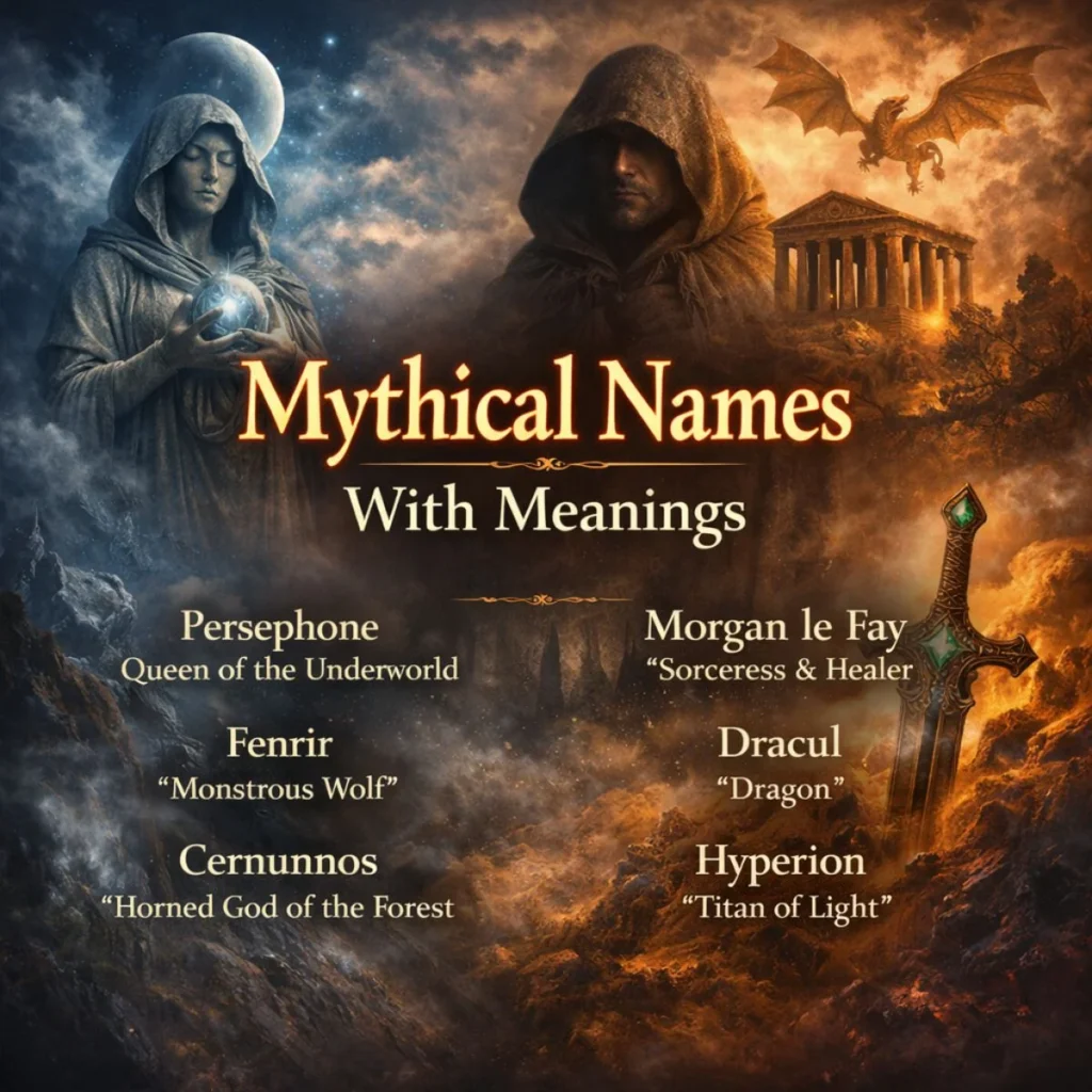 Mythical Names With Meanings