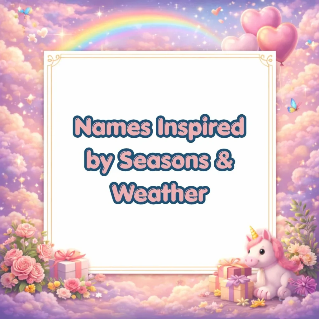Names Inspired by Seasons & Weather