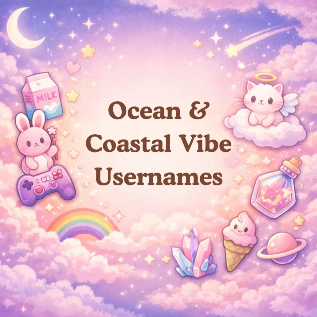 Ocean & Coastal Vibe Usernames