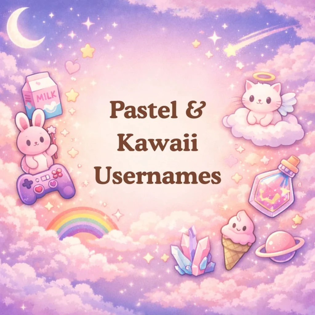 Pastel & Kawaii Usernames