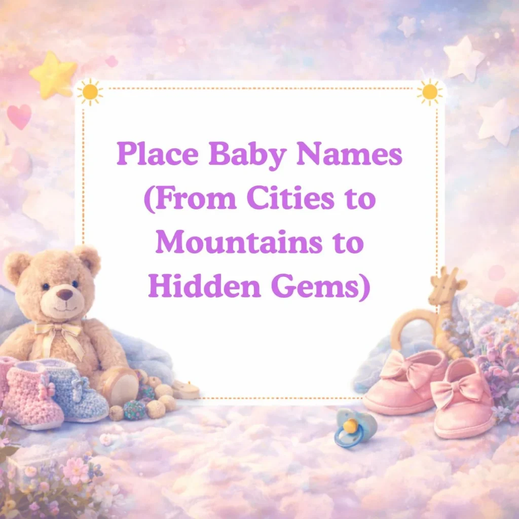 Place Baby Names (From Cities to Mountains to Hidden Gems)