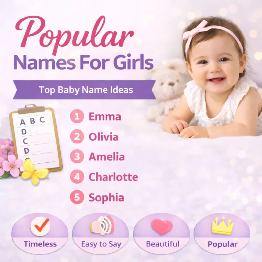 Popular Names For Girls