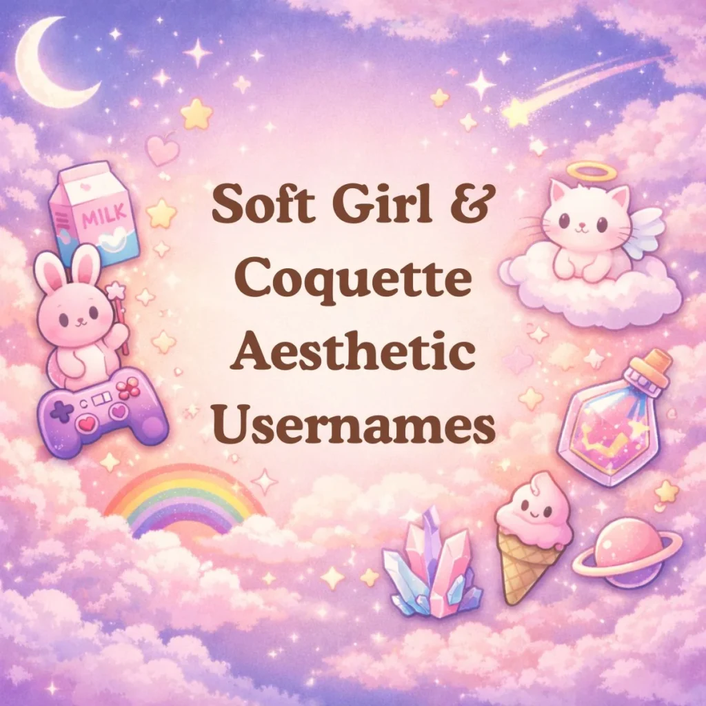 Soft Girl & Coquette Aesthetic Usernames