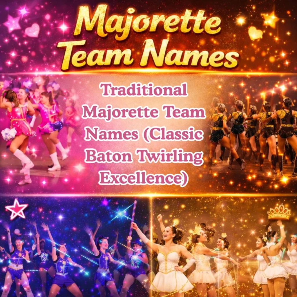 Traditional Majorette Team Names (Classic Baton Twirling Excellence)