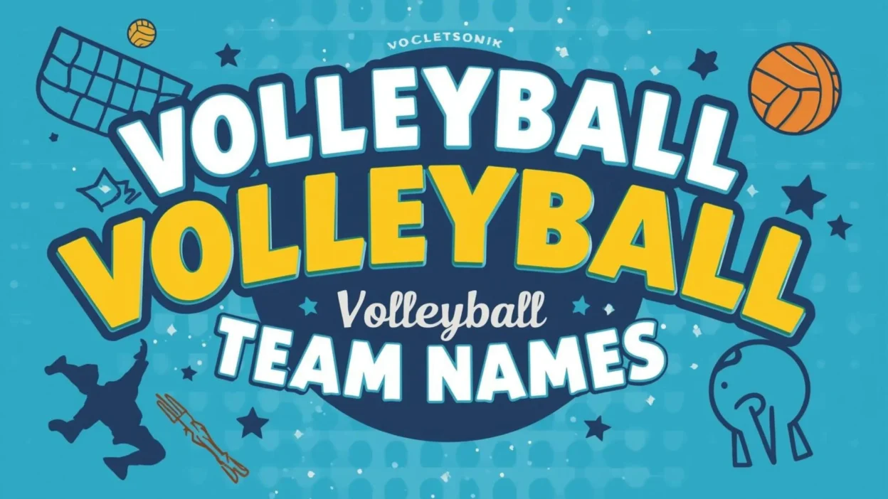 Volleyball Team Names Funny, Cool & Unique Name Ideas