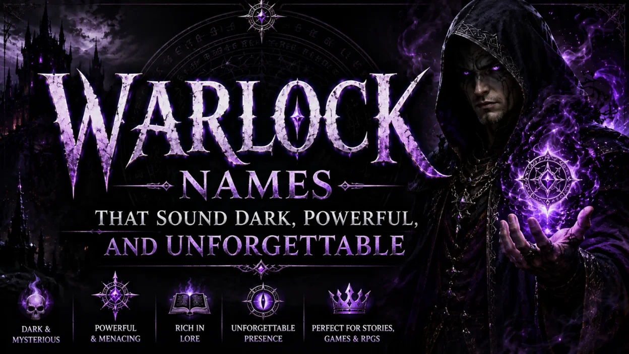 Warlock Names That Sound Dark, Powerful, and Unforgettable