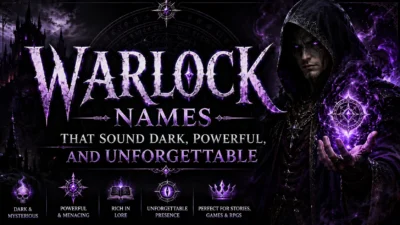Warlock Names That Sound Dark, Powerful, and Unforgettable