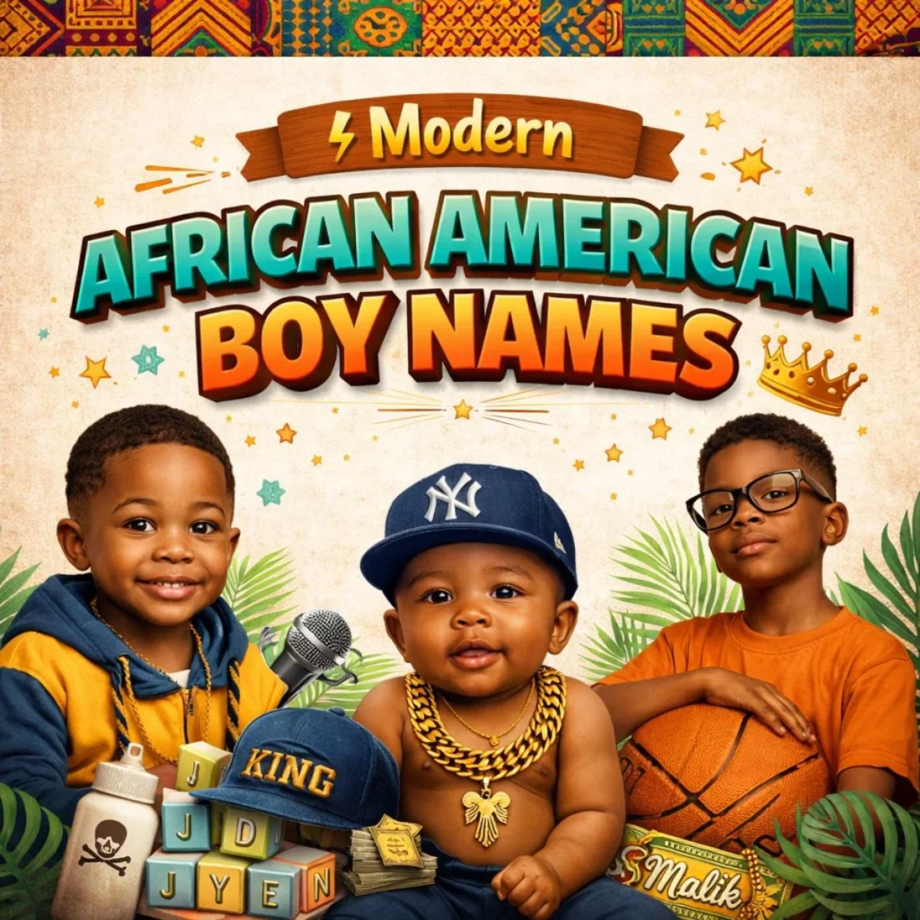 ⚡ Modern African American Boy Names