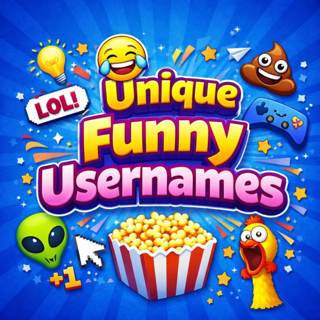 🌟 Unique Funny Usernames