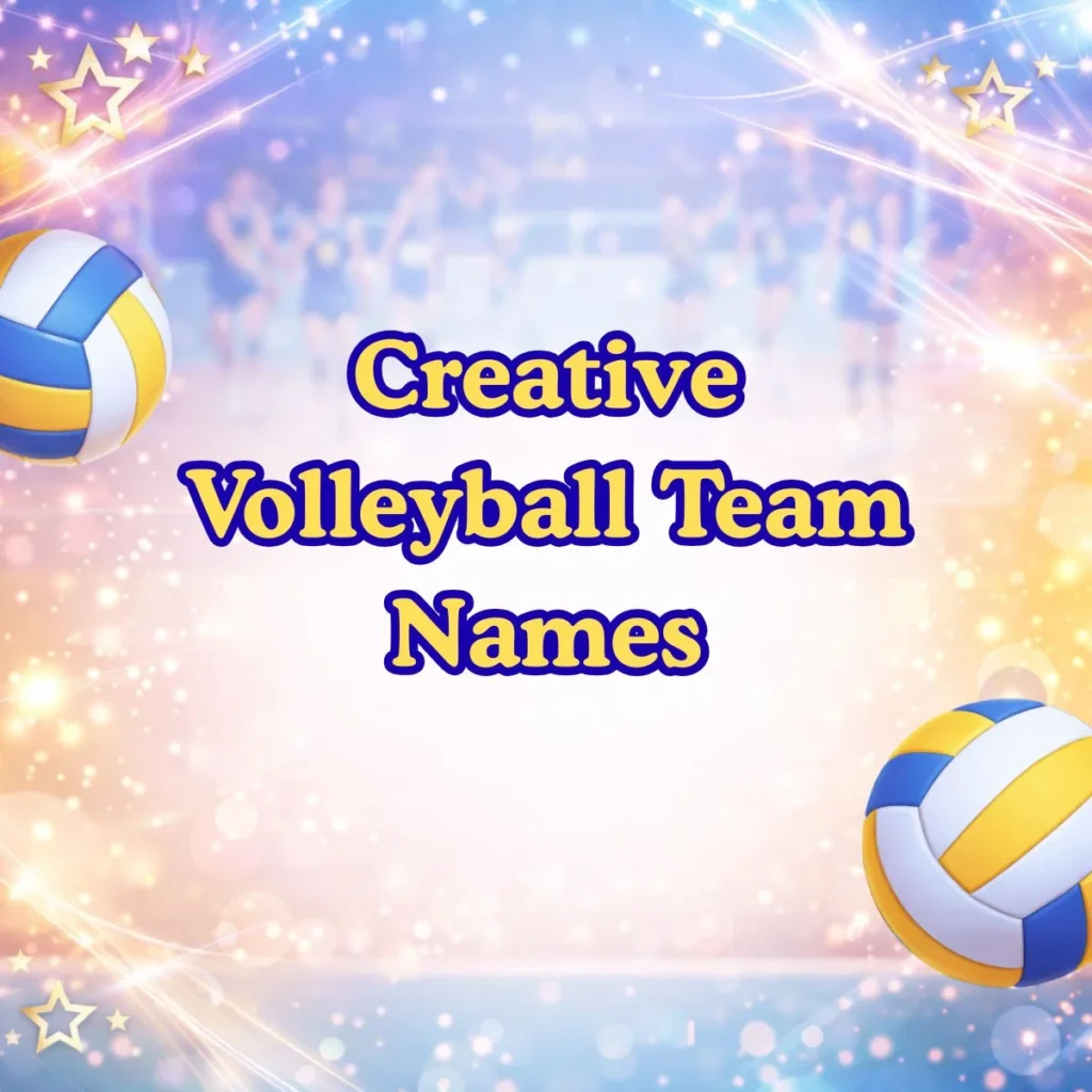 🎨 Creative Volleyball Team Names