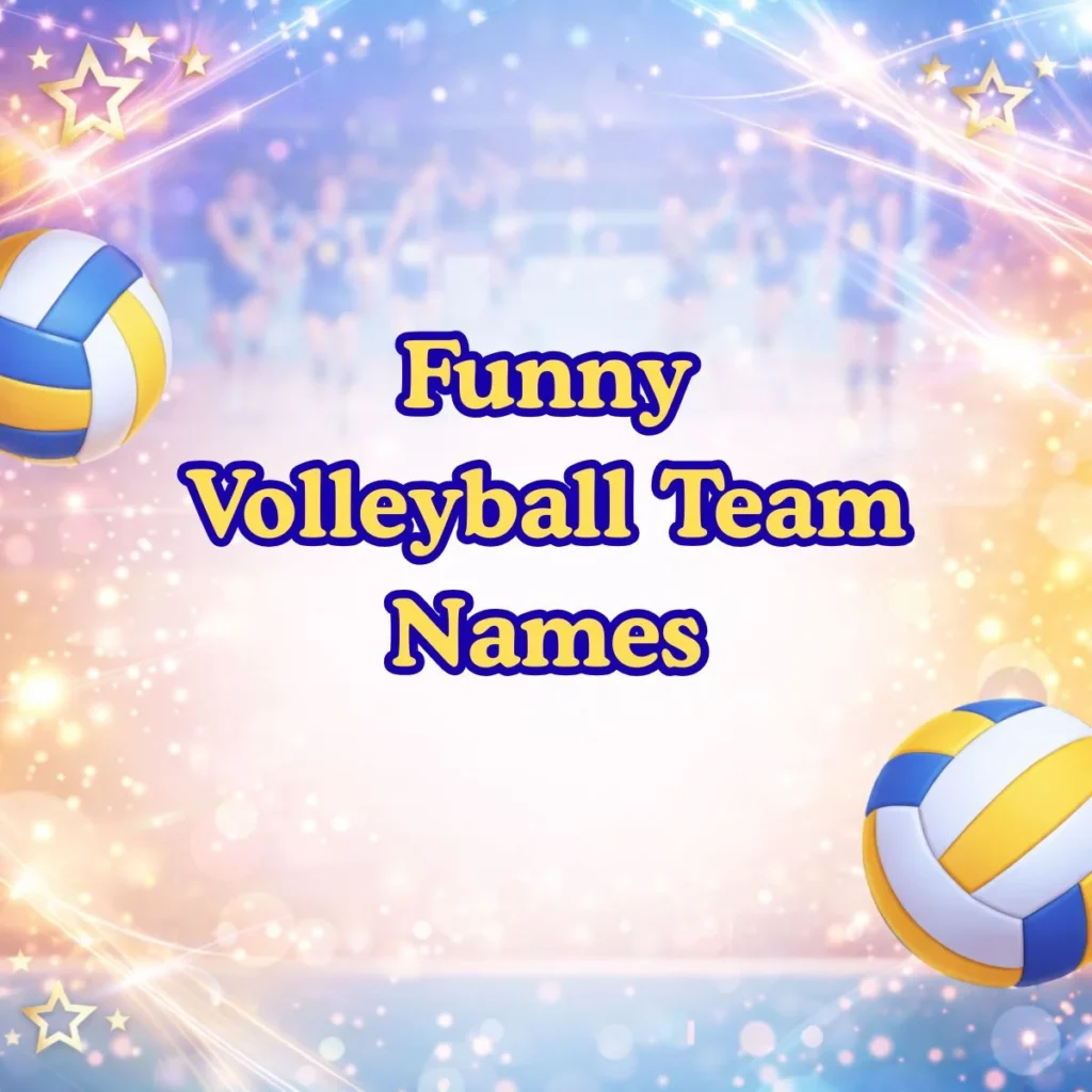 😂 Funny Volleyball Team Names
