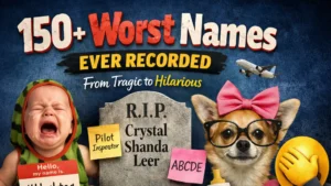 150+ Worst Names Ever Recorded From Tragic to Hilarious