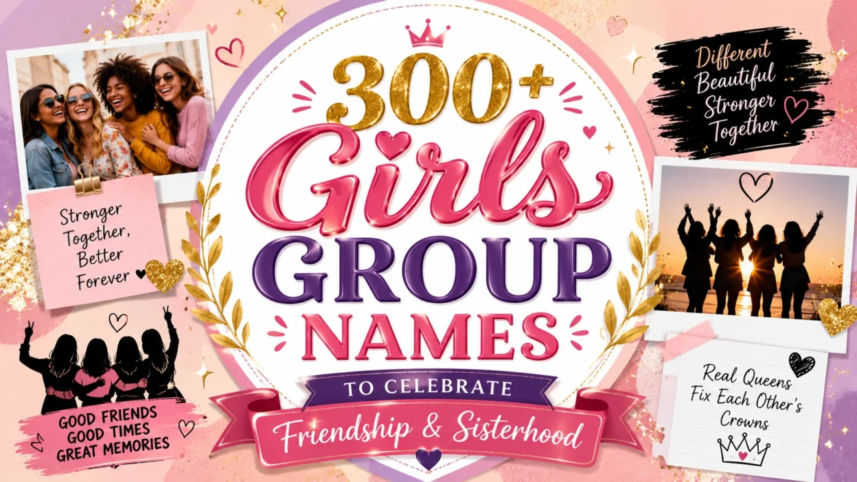 300+ Girls Group Names to Celebrate Friendship & Sisterhood