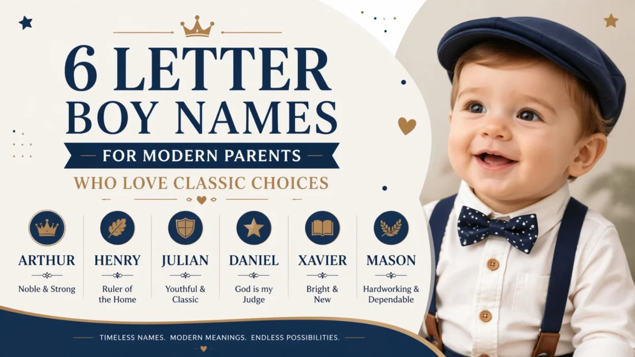 6 Letter Boy Names for Modern Parents Who Love Classic Choices