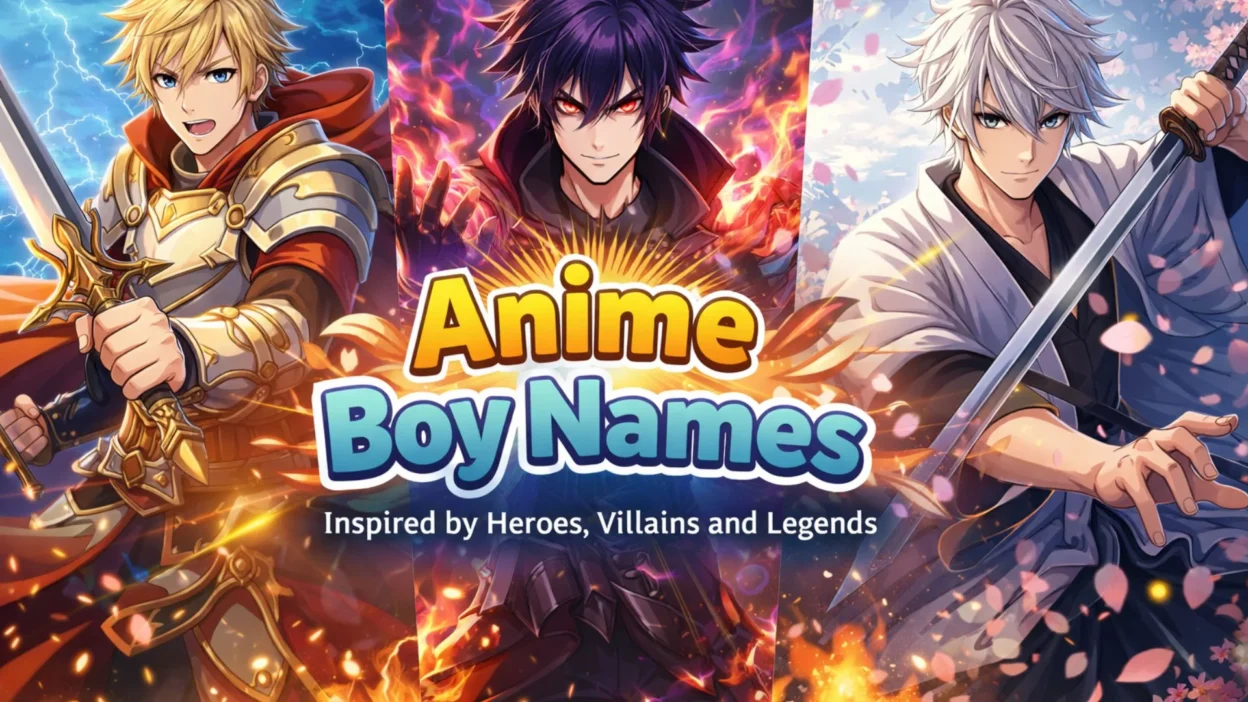 Anime Boy Names Inspired by Heroes, Villains and Legends