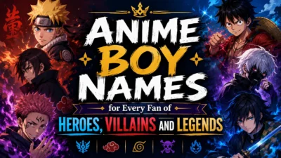 Anime Boy Names for Every Fan of Heroes, Villains and Legends