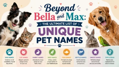 Beyond Bella and Max The Ultimate List of Unique Pet Names