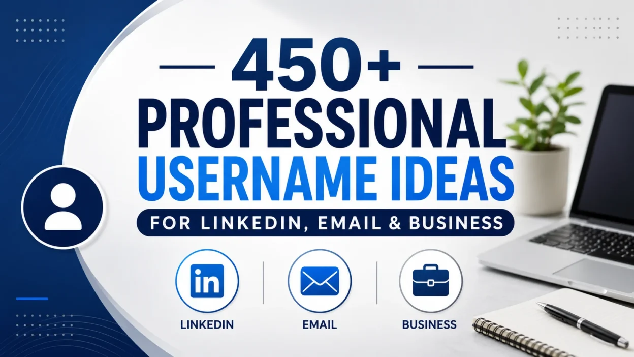 450+ Professional Username Ideas for LinkedIn, Email & Business